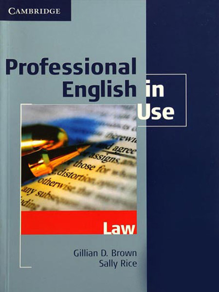 کتاب Professional English in Use Law زبان تخصصی حقوقی به همراه پاسخنامه
