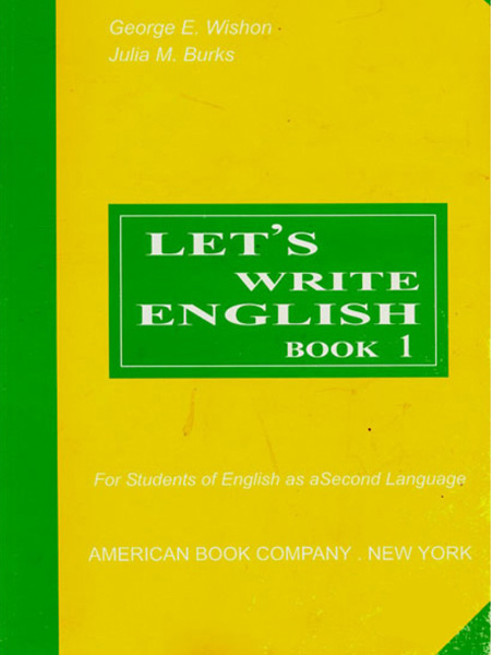 کتاب دستور نگارش Let’s Write English Book 1