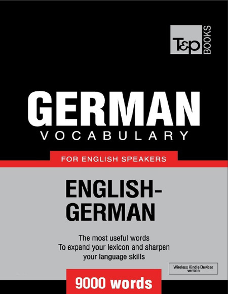 کتاب German Vocabulary for English Speakers 9000 Words